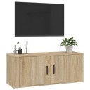  Vegghengt TV benk sonoma eik 100x34,5x40 cm