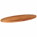  Bordplate 140x60x2,5 cm oval heltre akasie