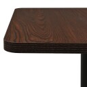  Bistrobord mørk aske 60x60x107 cm 321925