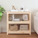 vidaXL Konsollbord 80x40x74 cm heltre furu