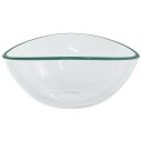 vidaXL Servant herdet glass 54,5x35x15,5 cm gjennomsiktig