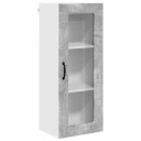  Kjøkkenskap med hylle Betonggrå 40 x 31 x 100 cm Konstruert tre