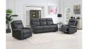 Norvian reclinersofa 3 seter elektrisk   Svart