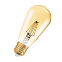 Ledvance 1906 E27 Dimmbar LED Lyspære 725lm 6,5W Gullfilament
