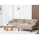 Hjørnesofa Holt   Taupe brun/Polyester