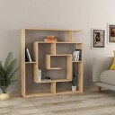 Labirent Bokhylle 125 cm - Sapphire Oak