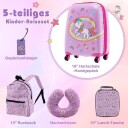 Barnebagasjesett med 5 deler – 16"" koffert, ryggsekk og mer