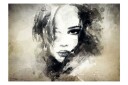 Fototapet Mysterious Girl 100x70 - Finnes i flere størrelser
