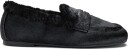 Laura Bellariva Ballerina penny loafer with fur 39 sort dame