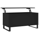  Salongbord svart 90x44,5x45 cm konstruert tre 8721012112926