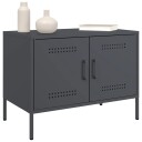 TV-benk antrasitt 68x39x50,5 cm stål 842938
