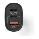 DACOTA PLATINUM BILLADER, USB-C/A, 60 W, SVART