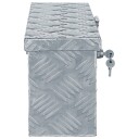  Aluminiumsboks 48,5x14x20cm Sølv