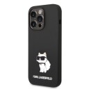 Karl Lagerfeld Choupette Silikondeksel til iPhone 14 Pro Max - Svart