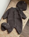 Joha Ull  Ulldress I Børstet Ull 100% Merino Mørk Brun 90