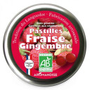 Aromandise Sugetabletter m. Jordbær & Ingefær Ø 45g