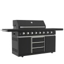 Gassgrill Metalcraft New Orleans Blackline med Varmeluftfunksjon