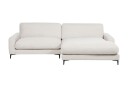 Cathy Hjørnesofa 3 seter   Hvit/Svart