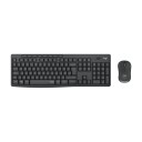 Logitech MK295 Lydløs Trådløs Tastatur og Mus Kombo - Nordisk Layout - Grafitt