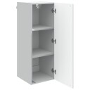 vidaXL Vegghengt skap Hvit 33 x 34,5 x 90 cm Konstruert tre