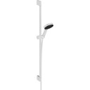hansgrohe Pulsify Select S Dusjsett 105 3jet, EcoSmart, dusjstang 90, Hvit Matt