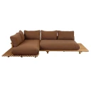 Cane line Sticks hjørnesofa Teak/umber brown