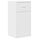  Serviesskap med skuff Hvit 38 x 34.5 x 75 cm Konstruert tre