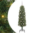  Kunstig juletre med 150 LED grønn 150 cm PVC og stål og plast