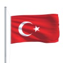 vidaXL Tyrkisk flagg 90x150 cm