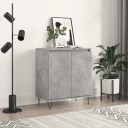 vidaXL Skjenk betonggrå 60x35x70 cm konstruert tre
