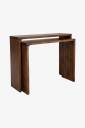 Ellos Home   Sidebord / skrivebord Helle sett med 2 stk.   Brun