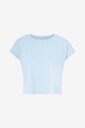 Aim'n Treningstopp Soft Basic Roll Sleeve Top Blå