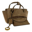 Hidesins Dame Vesker Brun ONE SIZE,