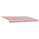 vidaXL Manuell utvidbar markise med LED-lamper 4,5 × 3 m
