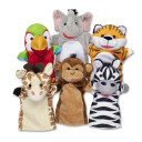 Melissa & Doug Hånddukker Safari Venner 2+ År
