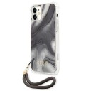 Originalus Priekinis Dėklas Guess Guhcp12sksmagr, Skirtas Iphone 12 Mini (Marble Collection / Pilkas)