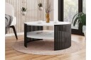 Friend Sofabord 75 cm - Svart/Hvit