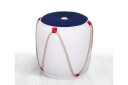 Redlands Sittepuff 42 cm   Hvit/Rød