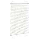  plisségardin Hvit 95x100 cm Stoff Bredde 94,4 Polyester