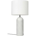 Gubi Gravity XL Low Gulvlampe White Marble/White