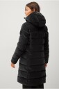 Áhkká   Parka Gold Soft Touch PU Parka   Svart
