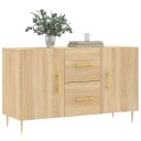 vidaXL Skjenk sonoma eik 100x36x60 cm konstruert tre