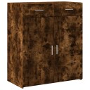  Skjenk røkt eik 80x42,5x93 cm konstruert tre 8721102655623