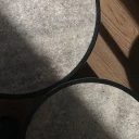 101 Copenhagen Trumpet Sidebord Lavt Sølv Travertin