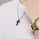 Captena Cross Halskjede Rustfritt Stål DU10007 - Herre - Stainless Steel