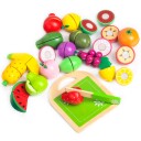 Frukt for skjæring i tre 20 stk ECOTOYS