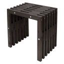 Hillerstorp D-bench benk Svartoljet furu 45 cm Svart