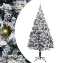  Kunstig juletre med 300 LED grønn 210 cm PVC og Stål og Plast