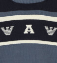 Giorgio Armani Emporio Armani Genser Strikk Støvet Blå/Navy/Hvit Emporio Armani 12 år 152 Genser