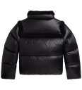 Ralph Lauren Kids Teddy Fleece–Trim Down Boxy Jacket Black 154-158